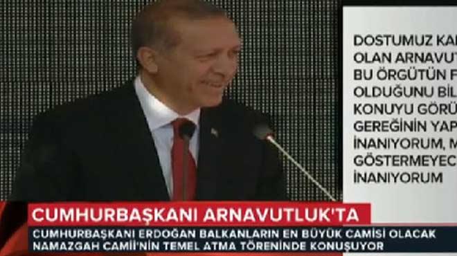 Erdoan'n konumasnda gldren anlar