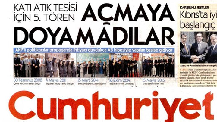 Cumhuriyet'in o haberine jet yalanlama