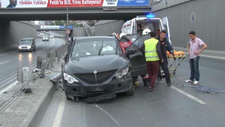 Kathanede trafik kazas: 3 yaral