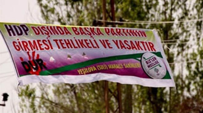 HDP kylere giderek veya telefonla tehdit ediyor