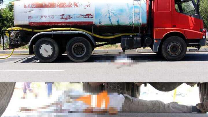 Dinlenirken zerinden tanker geti