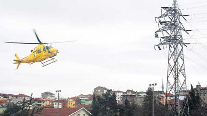 Kesintilere kar helikopterle mdahale