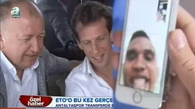 Samuel Etoo Trkiyeye geliyor