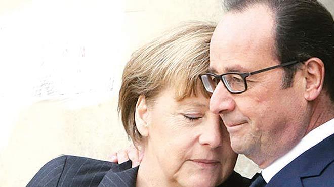 Hollande-Merkel le yemeinde