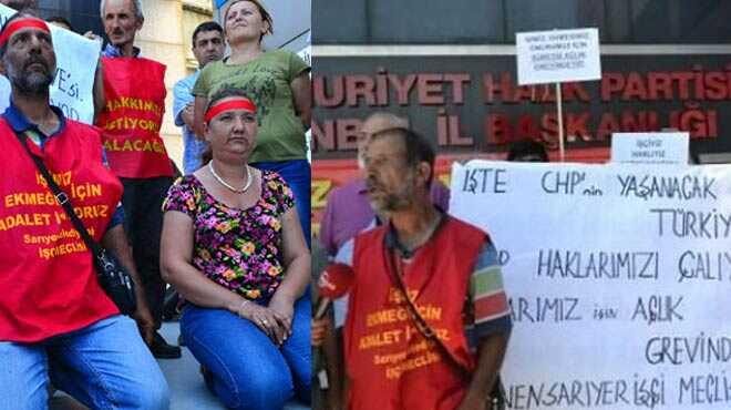CHP stanbul l Bakanl nnde eylem