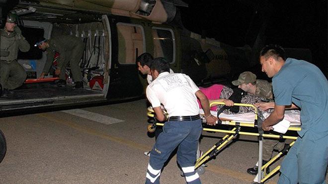 PKK yolu kapatnca douma askeri helikopterle gtrld