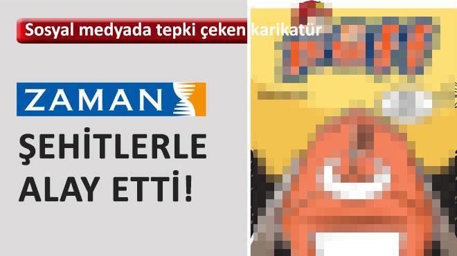 Zaman'dan ehitlerle dalga geen karikatr