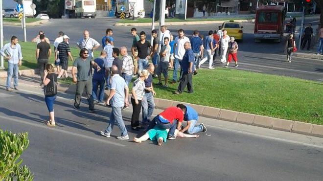 Yolun karsna gemek isterken canndan oldu