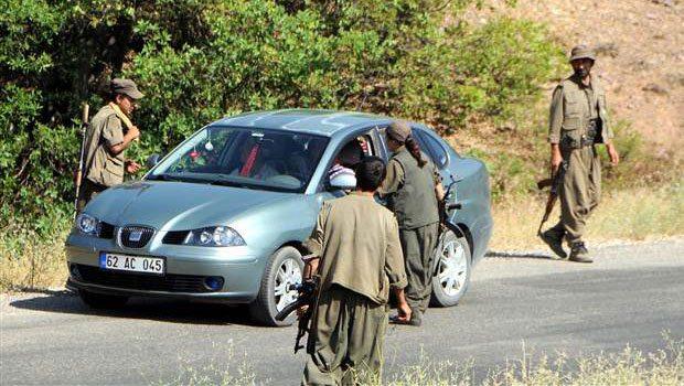 Tuncelide PKK ve TKKO, ortak eylemle yol kesti