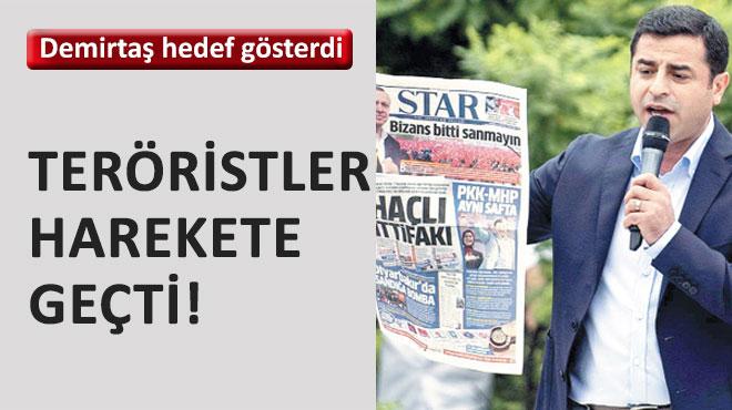 Demirta hedef gsterdi, terristler harekete geti