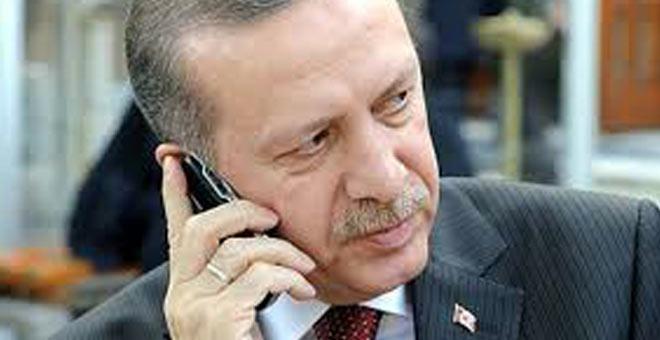  Erdoandan ehit ailelerine taziye telefonu