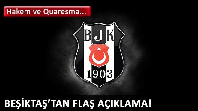 Beiktatan Quaresma ve hakem aklamas