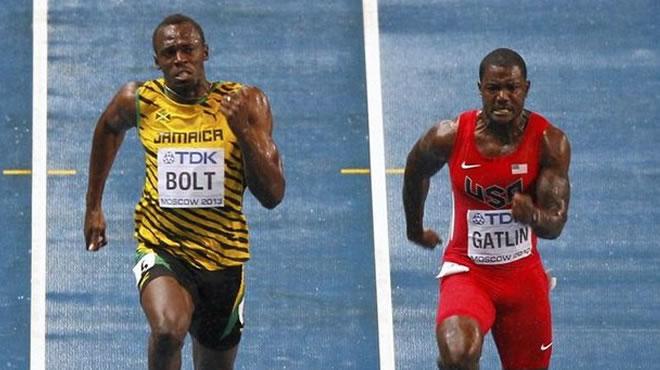 100 metrede veda... Bolt sendeledi Gatlin utu!