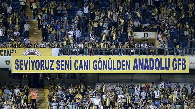 Fenerbaheli taraftarlardan Bursaspor'a teekkr