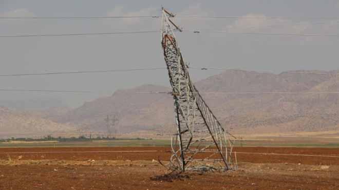 PKK elektrik hattna bile saldrd