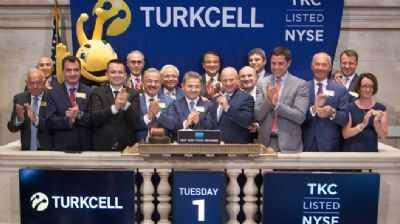 New York Borsasnda gong Turkcell iin ald