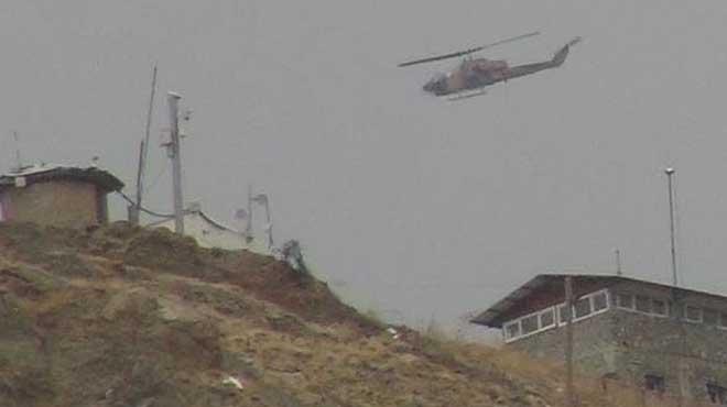 Hakkari'de helikopter hareketlilii!