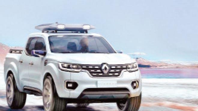 Pick-up'a giren Renault Alaskan ile hedef bytt