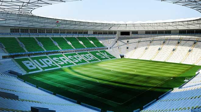 Bursaspor'a 'Timsah Arena' oku!