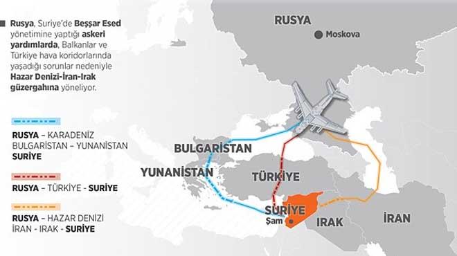 Rusya Suriye'ye yardm iin hava koridoru araynda