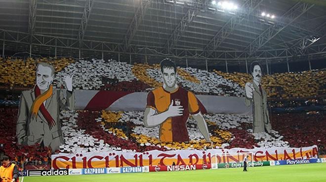 Galatasaray'dan Atletico Madrid'e zel koreografi!