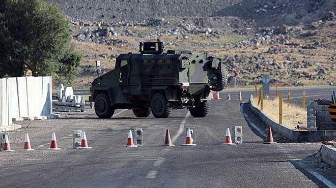 Mardin'de hendek kazan gruba mdahale