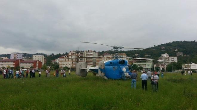 Ukrayna helikopteri Giresuna zorunlu ini yapt