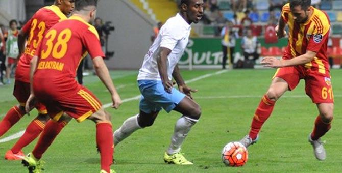 Trabzonspor, Kayserisporu 1-0 yendi