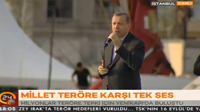 Cumhurbakan Erdoan: Sazla cazla bu i yrmez