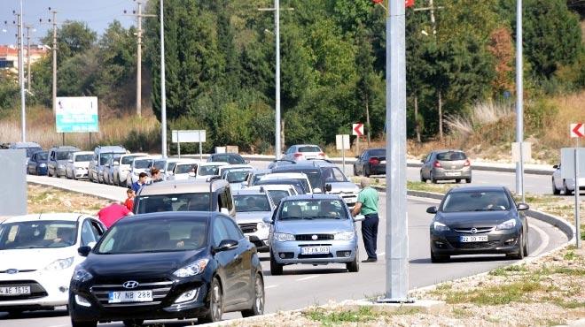 anakkale Boaznda trafik younluu