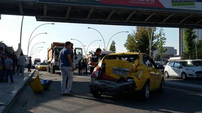 Ankara'da feci kaza!