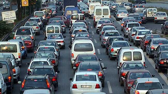 stanbul'da trafik fel oldu