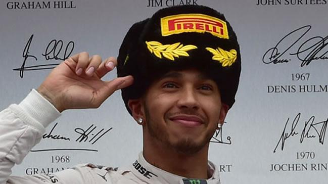 Formula 1 Rusya Grand Prix'si Lewis Hamilton'n