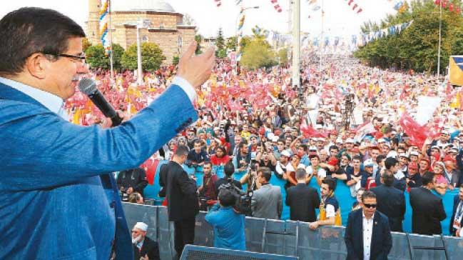 Davutolu: 'Katil devlet' diyene millet cevabn verir