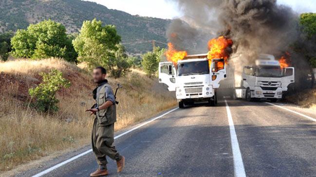 Terristlerin yeni hedefi zeytinya kamyonlar