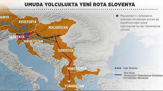 Umuda yolculukta yeni rota Slovenya