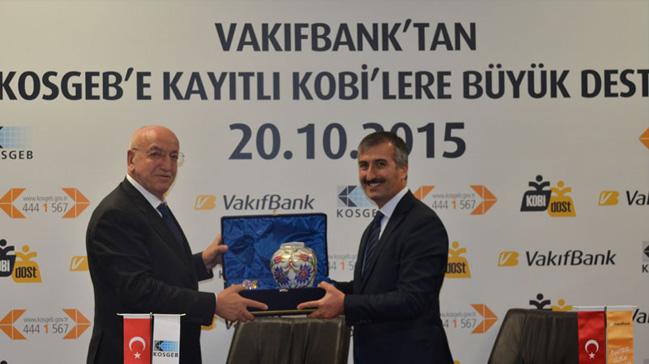 VakfBank ve KOSGEB glerini KOBݒler iin birletirdi