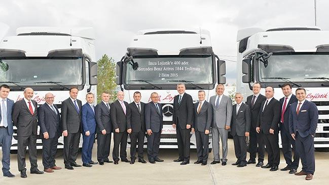 Mercedes-Benz Trkten 400 adetlik dev teslimat 