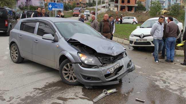 Samsun'da trafik kazas: 5 yaral