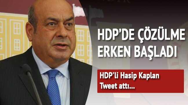 HDP'de zlme erken balad