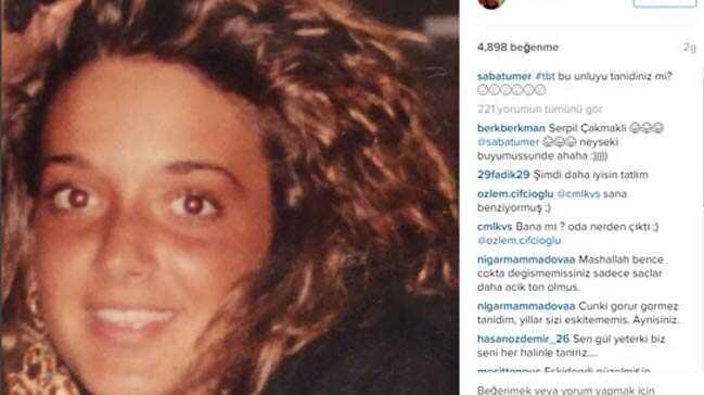 Saba Tmer'in genlik fotoraf sosyal medyay sallad