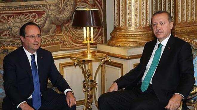 Erdoan Hollande ile grt