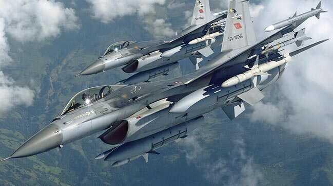 F-16'lar DAE mevzilerine bomba yadrd