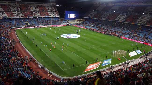 Vicente Calderon'da bomba aramas yapld