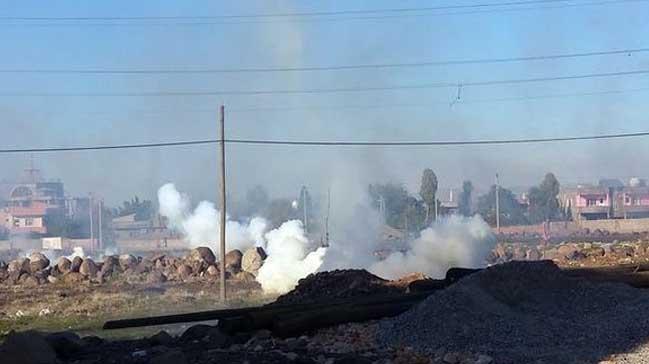  rnak'ta polis ekiplerine terristler tarafndan ate ald