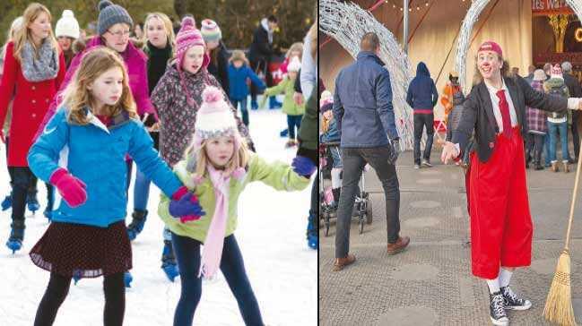 Londra Hyde Parkta Winter Wonderland Festivali 