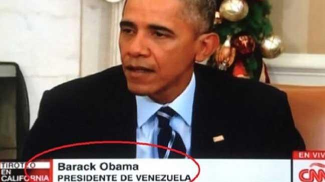 CNN ekrannda ilgin Obama hatas!