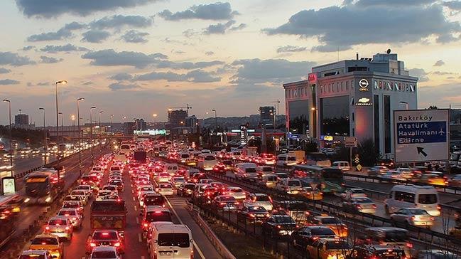 stanbul'da trafik fel oldu