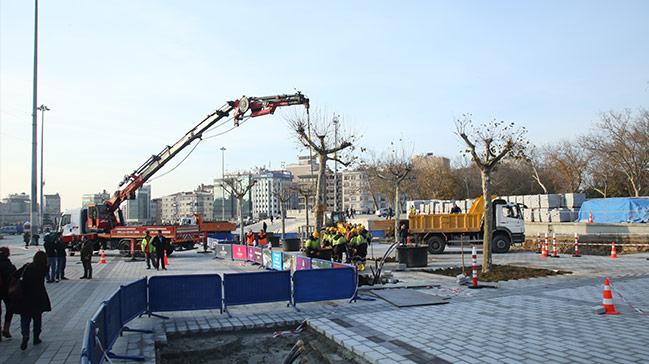 Taksim Meydan'na yeni aalar