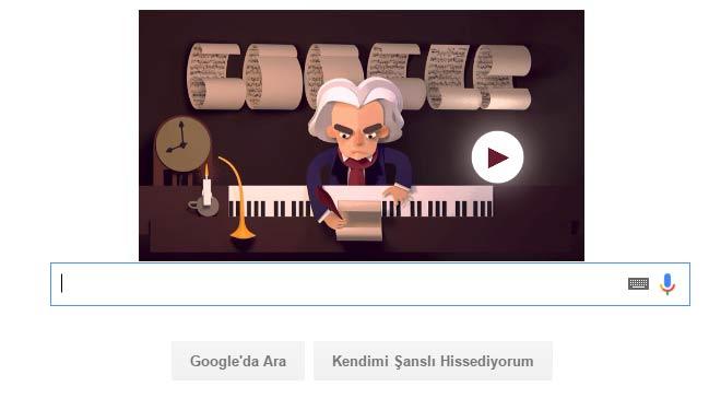 Google Beethoven' neden doodle yapt"